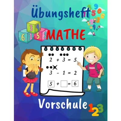 Abbildung von Übungsheft Mathe Vorschule: Hausunterricht Aktivitätsbuch für Vorschüler im Alter von 4 7/1. Klasse Arbeitsbuch/Anwendungen/Zahlen/Addition &amp; Subtraktion/Spiele