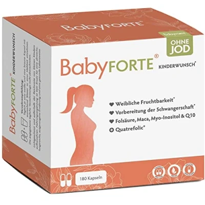 Abbildung von BabyFORTE Kinderwunsch Vitamine ohne Jod 180 St