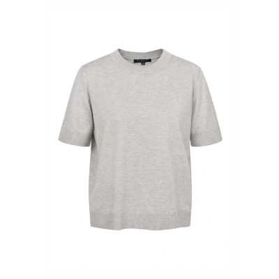 Abbildung von bugatti Elegant Tshirt basic, Damen, Größe: Large, Grau