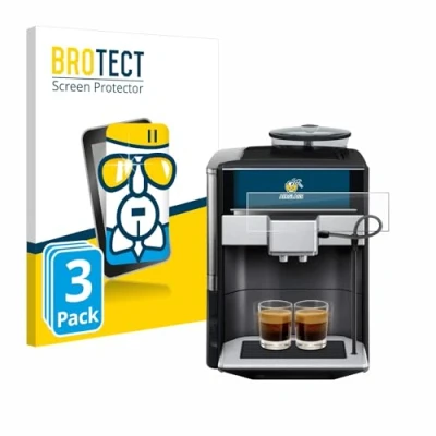 Abbildung von BROTECT Schutzglas für Siemens EQ.6 plus s700 (3 Stück) Schutzfolie Panzer Folie Glas [Extrem Kratzfest 9H, Anti Fingerprint, Ultra Transparent]