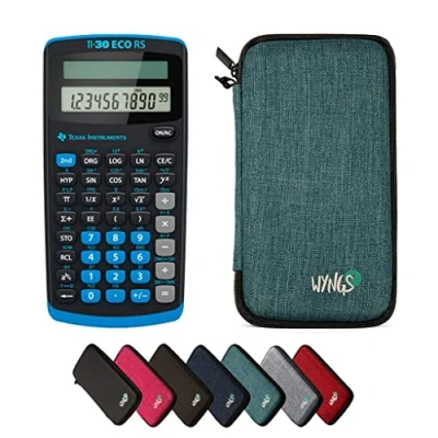 Abbildung von CALCUSO Sparpaket Türkis mit Taschenrechner TI 30 ECO RS