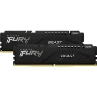Abbildung von Kingston FURY Beast Schwarz DDR5 16GB (2x8GB) 5600MT/s CL40 DIMM Desktop Gaming Speicher Kit mit 2 KF556C40BBK2 16