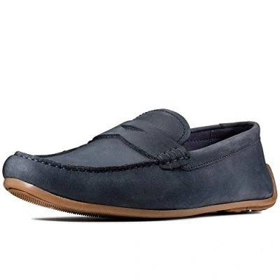 Abbildung von Clarks Herren Mokassin, Blau (Navy Nubuck), 41 EU