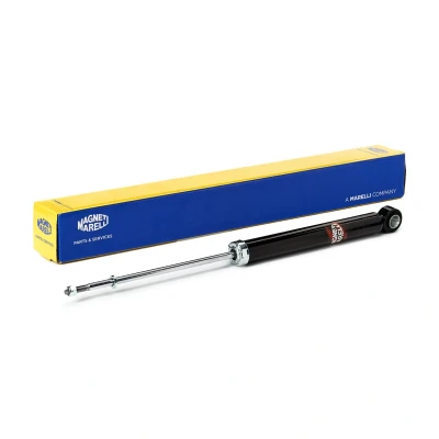 Abbildung von MAGNETI MARELLI 354721070000 Stoßdämpfer Hinterachse Gasdruck Zweirohr Dämpfermodul unten Auge, oben Stift SUZUKI: SWIFT 3, 4, Splash