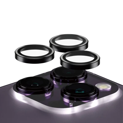 Abbildung von Apple iPhone 14 Pro Panzerglas PanzerGlass Camera Protector Hoop Optic Rings Kameraprotektor für das / Max
