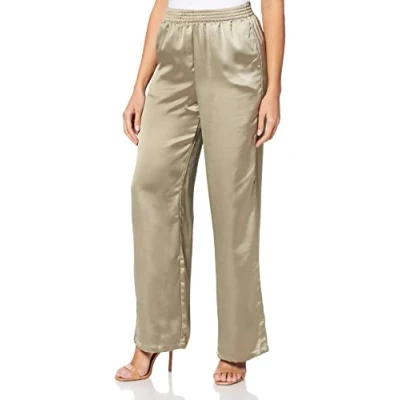 Abbildung von JACK &amp; JONES Damen JJXX JXKIRA Regular Satin Pant NOOS Hose, Brindle, M