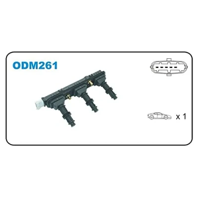 Abbildung von JANMOR ODM261 Zündspule OPEL: Signum CC, Vectra C Limousine, Caravan