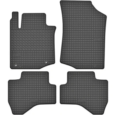 Abbildung von Motohobby Gummimatten Gummi Fußmatten Satz für Toyota Aygo I/Citroen C1 I/Peugeot 107 (2005 2014) Passgenau