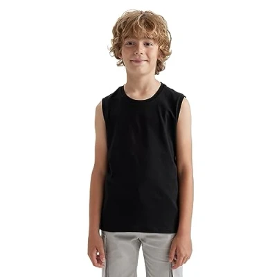 Abbildung von DeFacto Jungen B0669a8 T Shirt, Schwarz, 11 12 Jahre EU
