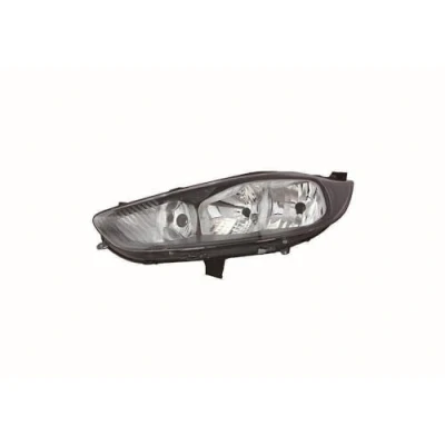 Abbildung von ALKAR 2751384 Scheinwerfer links H15, W5W, PY21W, H7 mit Tagfahrlicht Elektromotor Gehäuse schwarzem Innenteil FORD: FIESTA 6, 6 Van