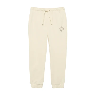 Abbildung von s.Oliver Jogging MIT Kleinem Print Detail Jogginghose für Kinder, Größe: 110, Helles sand