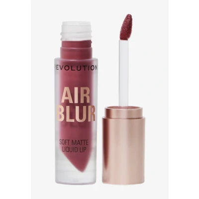 Abbildung von Revolution Air Blur Matt Flüssiger Lippenstift Langanhaltende Lippenfarbe Vegan &amp; Cruelty Free Black Cherry Cool Toned Mauve 3.5ml