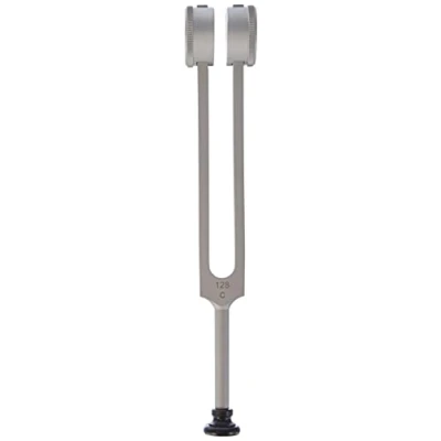 Abbildung von GiMa 31226 Stimmgabel 128 Hz, Aluminium mit Fuß, Pack 1