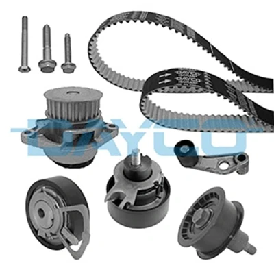 Abbildung von DAYCO KTBWP3590 Wasserpumpe + Zahnriemensatz VOLKSWAGEN: Polo IV Schrägheck, Golf Plus / Crossgolf, Bora Variant, SEAT: Leon I Schrägheck
