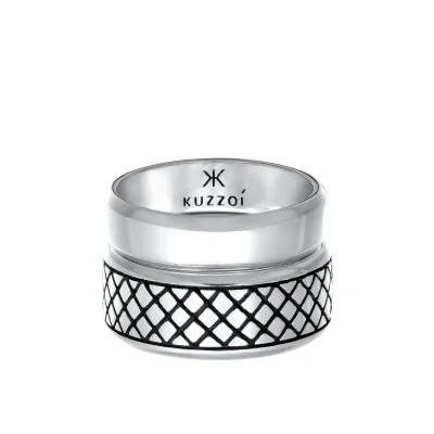 Abbildung von Kuzzoi Basic 2PACK Ring, Herren, Größe: 62, Schwarz