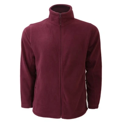Abbildung von Russell Mens Full Zip Outdoor Fleece Jacke (Burgund)