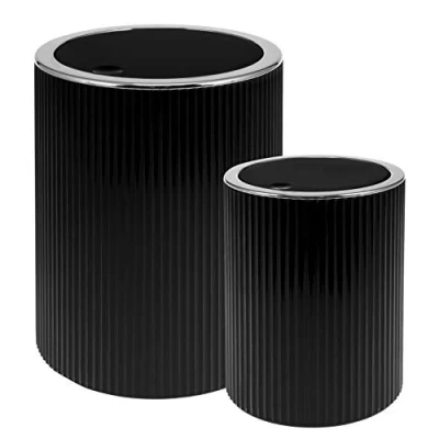 Abbildung von bremermann Kosmetikeimer 2er Set GAVELLO mit Schwingdeckel // Mini 1,5 L und 5,5