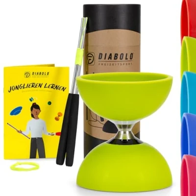 Abbildung von Diabolo Freizeitsport Spiel Set Pro (lime)