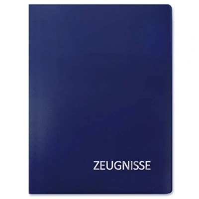 Abbildung von ROTH Ideen Organisationsmappe Zeugnismappe Basic, aus PP, DIN A4, blau