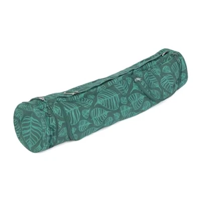 Abbildung von Bodhi Yogatasche ASANA BAG COTTON 60 cm, Leaves, deepgreen