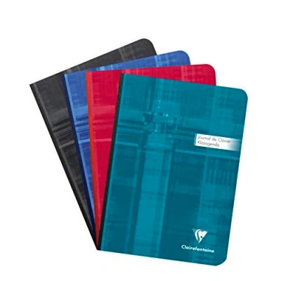 Abbildung von Clairefontaine 9547C Kladde DIN A5, 14 x 21 cm, 120 Blatt, liniert, 90g, 1 Stück, farbig sortiert