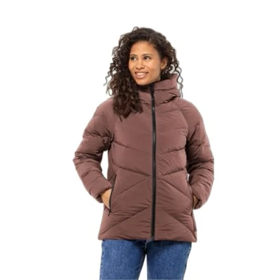 Abbildung von Jack Wolfskin Marienplatz Daunenjacke, Damen, Größe: Small, Wild ginger