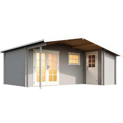 Abbildung von LASITA MAJA Gartenhaus &quot;LITTLE ROCK&quot;, (Set, inkl. Fussbodenbretter zum verlegen)