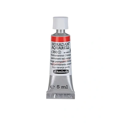 Abbildung von Schmincke HORADAM® AQUARELL feinste Künstler Aquarellfarben, Permanentrot Orange 5 ml