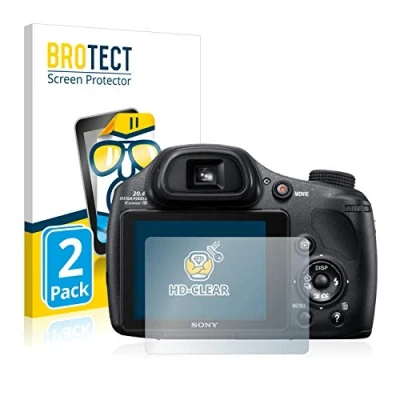Abbildung von BROTECT (2 Stück Schutzfolie für Sony Cyber Shot DSC HX350 Displayschutz Folie Ultra Klar