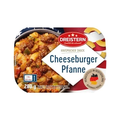 Abbildung von DREISTERN Cheeseburger Pfanne Snack Aus Der Little Hot Kitchen Schnell &amp; Einfach Zubereitet