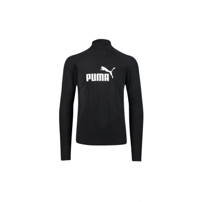 Abbildung von Puma SWIM MEN LONG Sleeve RASH Guard 1P Surfshirt, Herren, Größe: Small, Black