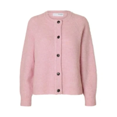 Abbildung von Selected Femme Slflulu B NOOS Strickjacke, Damen, Größe: 34, Bleached mauve