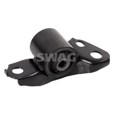 Abbildung von SWAG 83 94 2343 Querlenkerlager Vorderachse, Hinterachse links Gummimetalllager MAZDA: 626 V Hatchback, Limousine