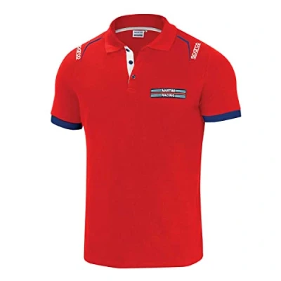 Abbildung von Sparco Unisex Martini Racing Poloshirt, Rojo, XX Large Regular