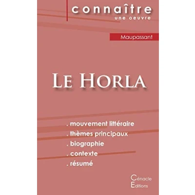 Abbildung von Fiche de lecture Le Horla Maupassant (analyse littéraire référence et résumé complet)
