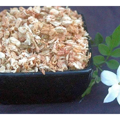 Abbildung von Krauterino24 Jasminblüten ganz Jasmintee (100g)