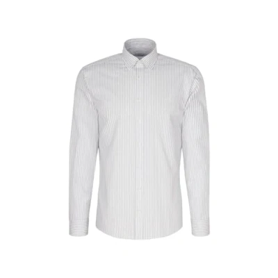 Abbildung von seidensticker Businesshemd &quot;Schwarze Rose&quot;, Regular Langarm Button Down Kragen Streifen