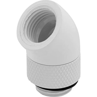 Abbildung von Corsair Hydro X Series, 45Degree Adapter drehbar, Doppelpack, Weiß CX 9055007 WW