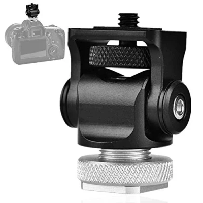 Abbildung von VBESTLIFE 1/4 &#039;&#039; Schraube Hot Shoe Mount VBESTLIFEMini Blitzschuh Adapter Kamera Halter Halterung für Kamera,Camcorder,Smartphone,LED Videolicht, Mikrofon, Video