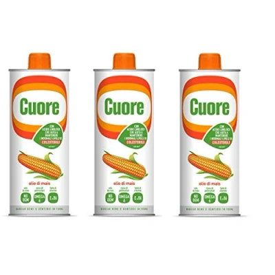 Abbildung von 3x olio cuore mais aus italien Maissamenöl Maiskaimöl Maisöl Corn Oil 1Lt