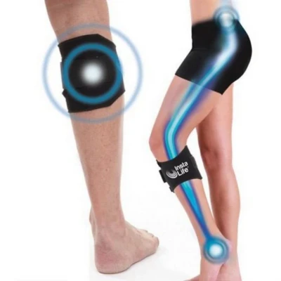 Abbildung von Best Direct® Kniebandage Insta Life® (Spar Set, 1 tlg., 1er oder 2er Pack), Akupressur Sport Bandage, Schmerzen lindern im unteren Rückenbereich
