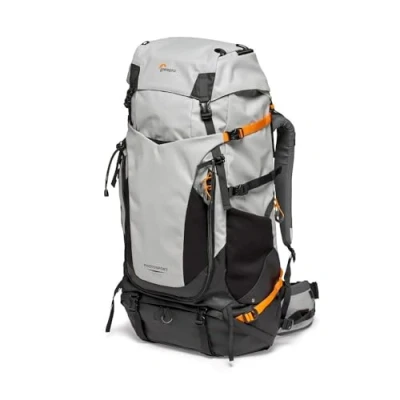 Abbildung von Lowepro PhotoSport PRO BP 70L, Rucksack für Spiegelreflex &amp; Spiegellose Kameras, Zugriff auf Vorder und Rückseite, Herausnehmbarer Kameraeinsatz, Zubehörgurte, Größe: S/M, Farbe Dunkel/Hellgrau