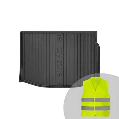 Abbildung von FROGUM DryZone Gummimatte Ganzjährige Praktische Auto Kofferraummatte Kofferraumwanne passend für Renault Megane III 2008 2015 Hohe Kante Robust und langlebig