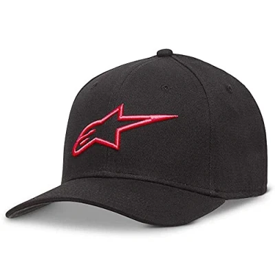 Abbildung von Alpinestars, Ageless Curve, Baseball Kappe, Schwarz Rot, 23X, Mann, Einheitsgröße