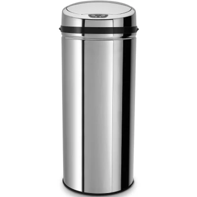 Abbildung von ECHTWERK Mülleimer &quot;INOX&quot;, 1 Behälter, Infrarot Sensor, Korpus aus Edelstahl, Fassungsvermögen 42 Liter