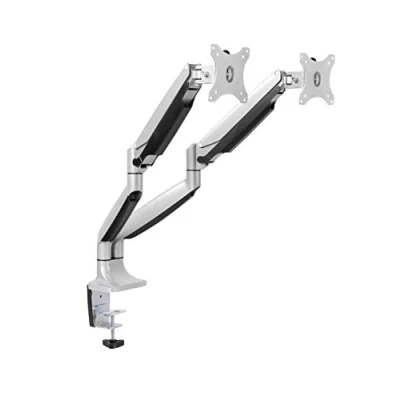 Abbildung von HALTERUNGSPROFI Office GS324A Monitor Halterung, (bis 32,00 Zoll, Dual Halterung Gasdruckfeder, Aluminium, bis 2x 32 VESA 75/ 00)