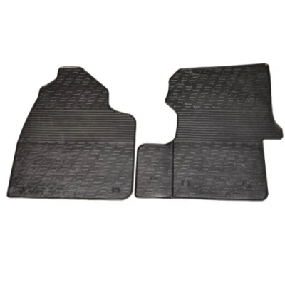 Abbildung von Gledring 0912 Fußmattensatz Gummi vorne 2 schwarz 750mm 550mm MERCEDES BENZ: Sprinter 3.5 T Pritsche/Fahrgestell, 3 Kastenwagen