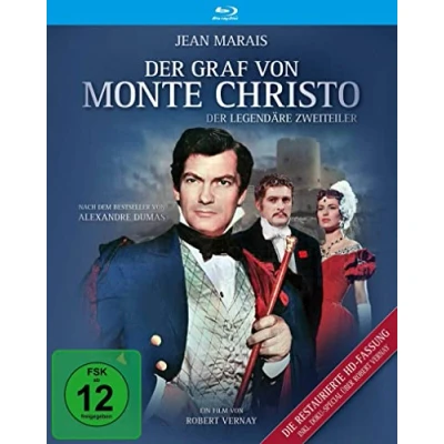 Abbildung von Der Graf von Monte Christo (Teil 1 &amp; 2 mit Jean Marais / 1954) Restaurierte Fassung [2 DVDs]