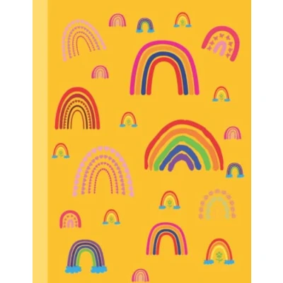 Abbildung von Mein Regenbogen Schreibheft: Notizbuch Schulheft Tagebuch Gedankenbuch. 120 Seiten liniert