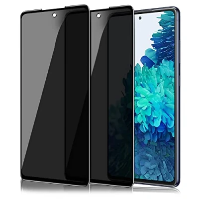 Abbildung von IBEX Anti Spy Displayschutzfolie aus Hartglas für Samsung Galaxy S20 FE, [2 Stück] Privacy 3D vollständige Abdeckung 9H Ultra strapazierfähig, privater Displayschutz
